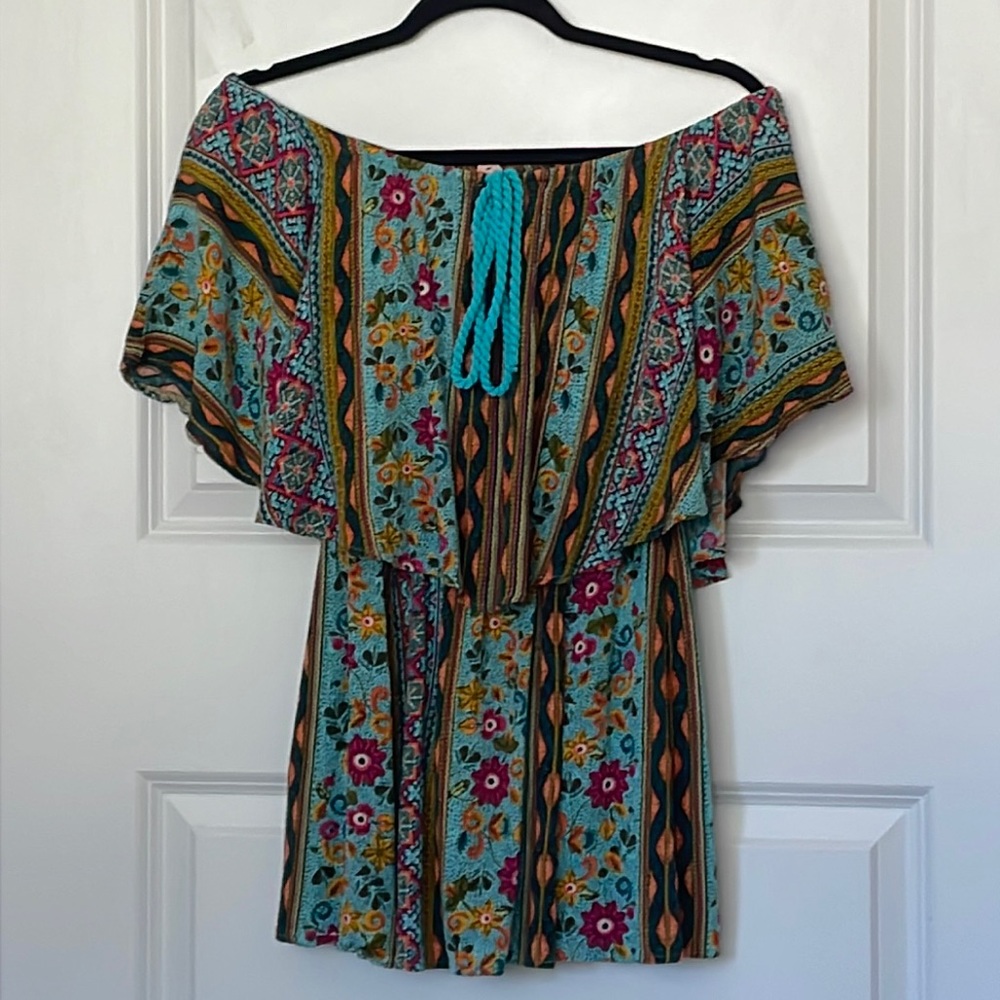 Farm Rio Mixed Print Swim Cover Small